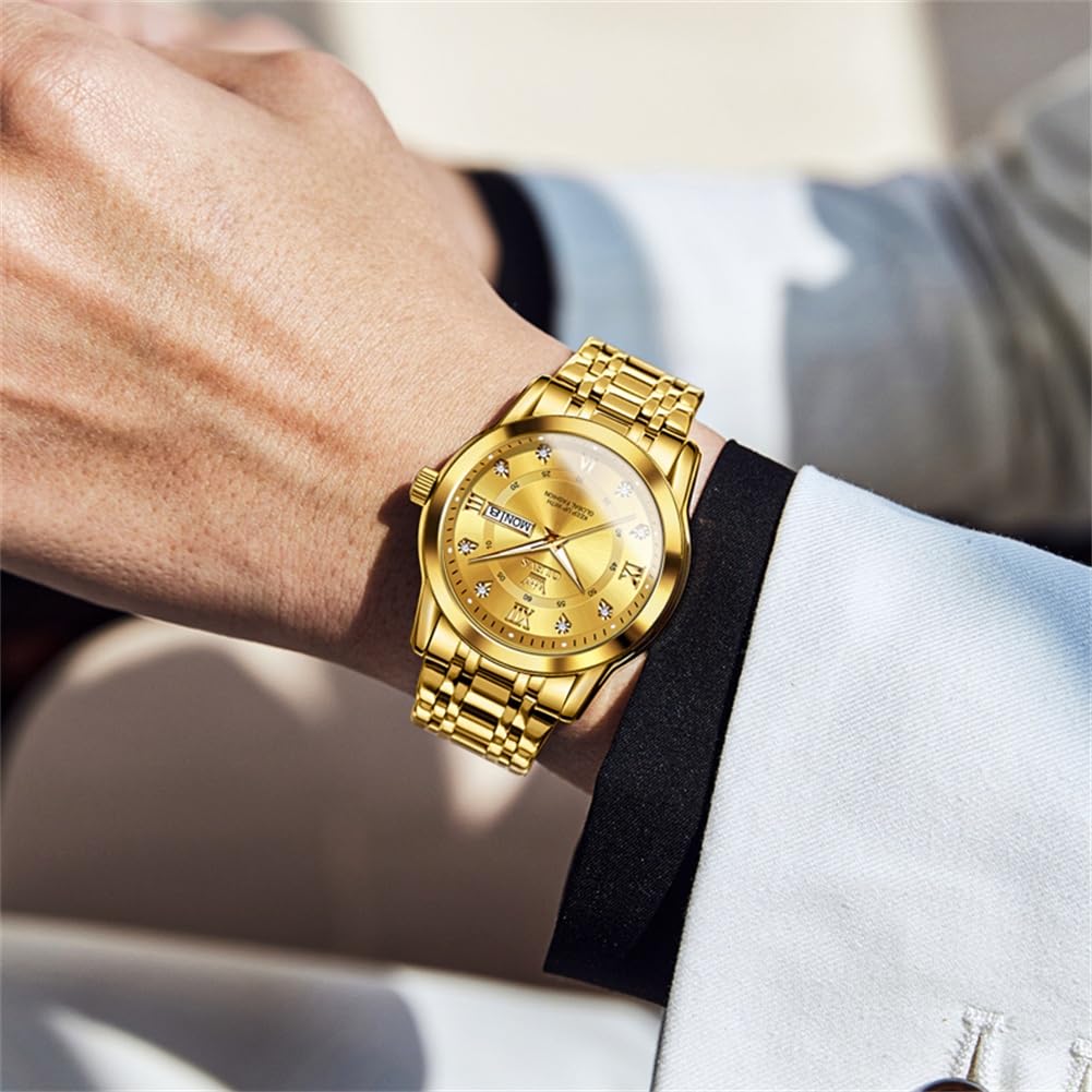Gold Stainless Watch