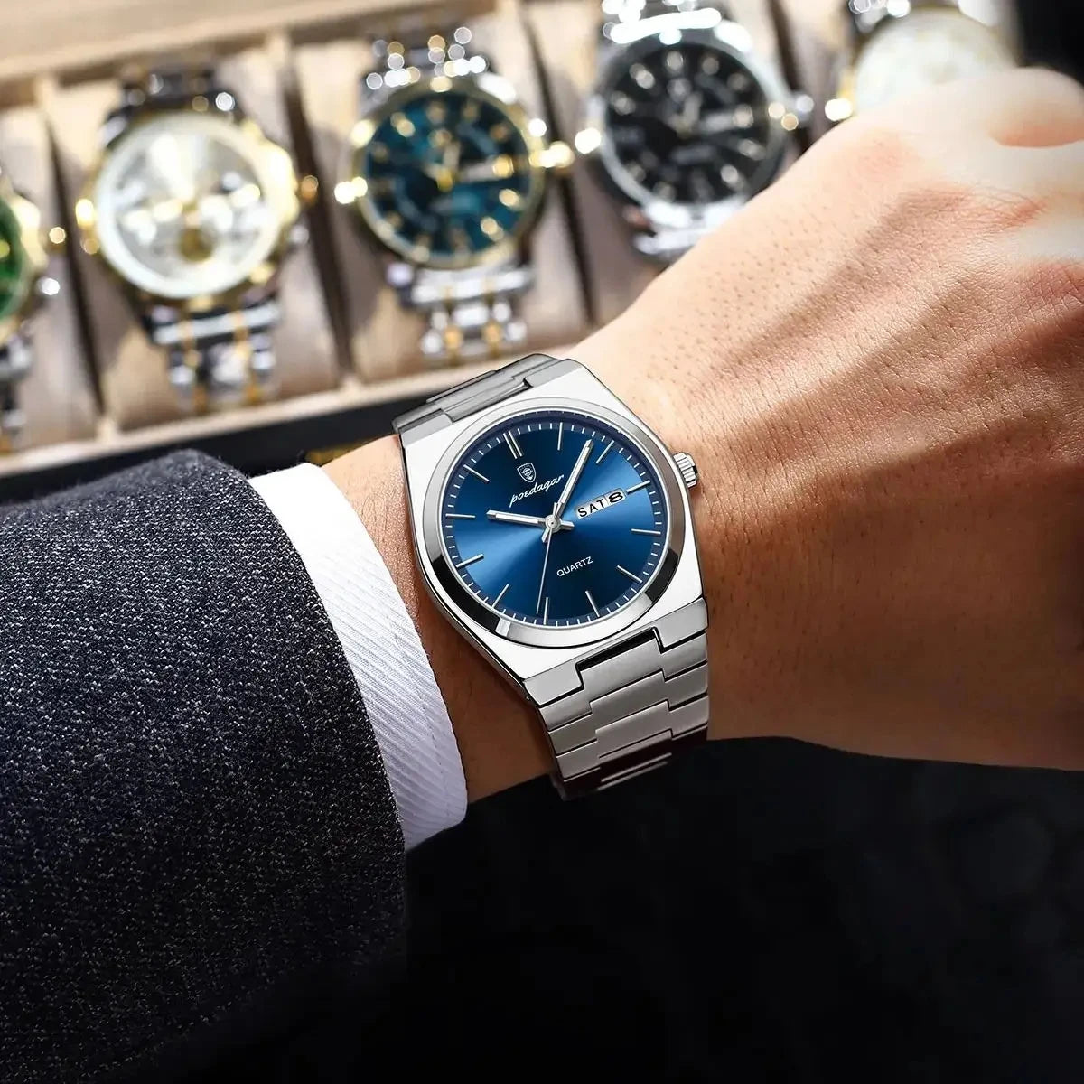 Luxury Stainless Steel Watch