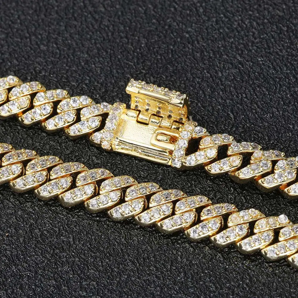 Iced Out Bracelet Miami Cuban Link