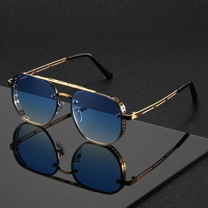 Aurum Edge™ Luxury Aviator Sunglasses