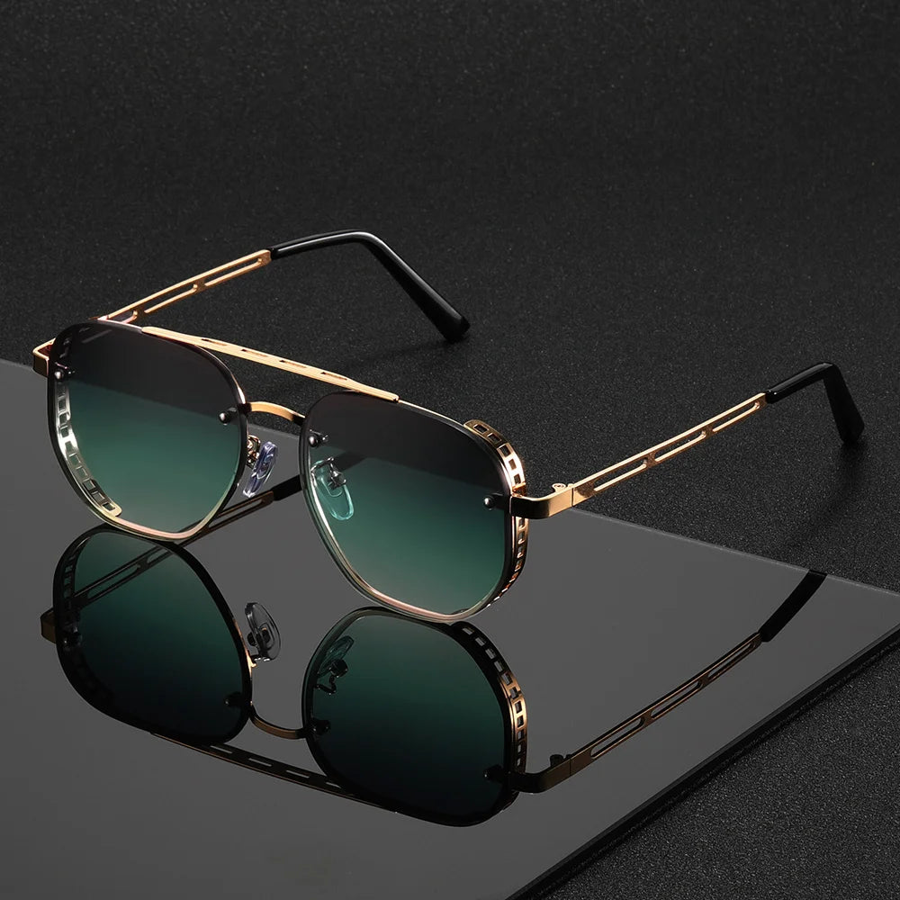Aurum Edge™ Luxury Aviator Sunglasses
