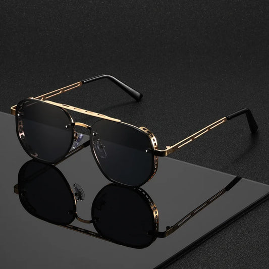 Aurum Edge™ Luxury Aviator Sunglasses