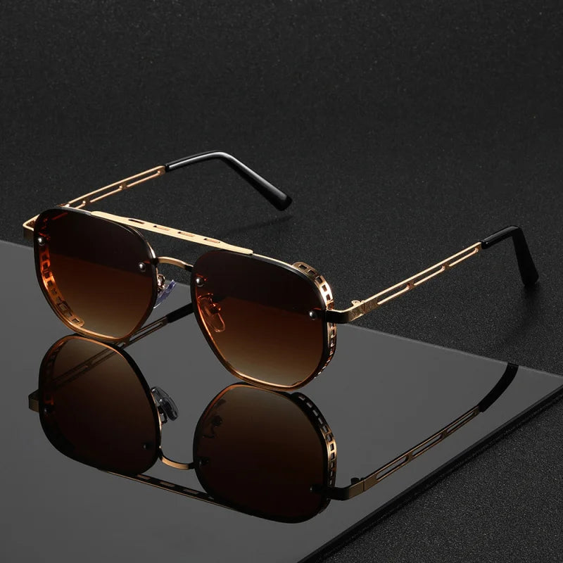 Aurum Edge™ Luxury Aviator Sunglasses