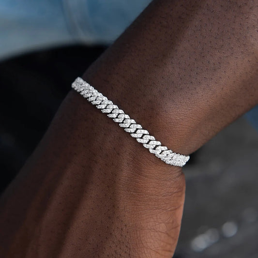 Iced Out Bracelet Miami Cuban Link