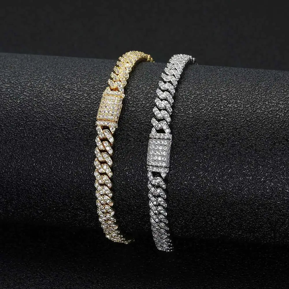 Iced Out Bracelet Miami Cuban Link
