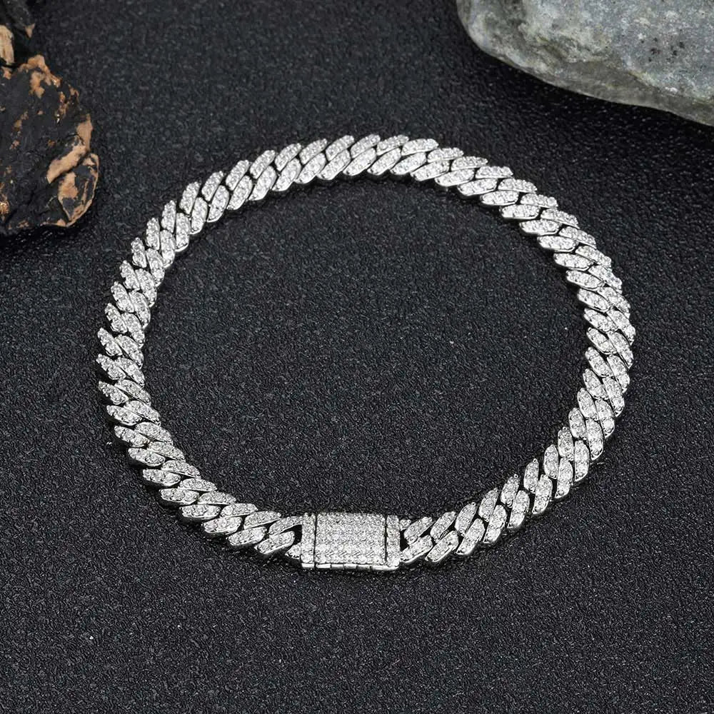 Iced Out Bracelet Miami Cuban Link